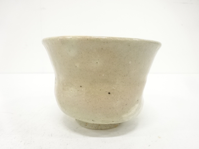  水野鉐一造　御題「時」　茶碗